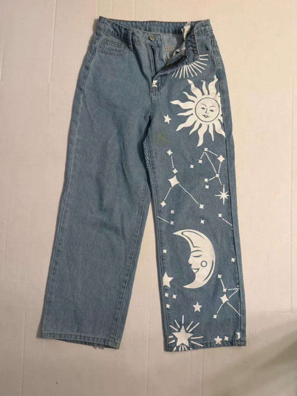 Shein Teen Girls ‘Sun & Moon’ High Waist Jeans*